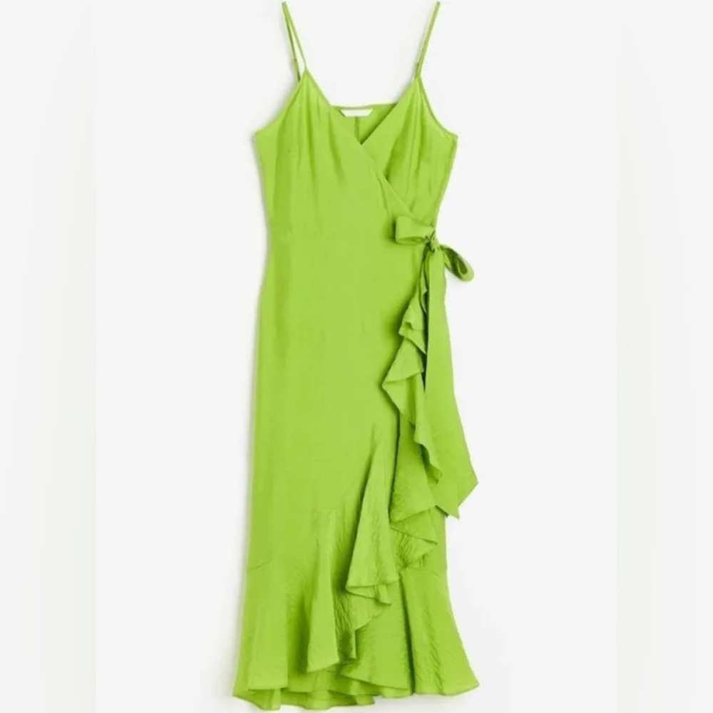 Linen Wrap Dress
